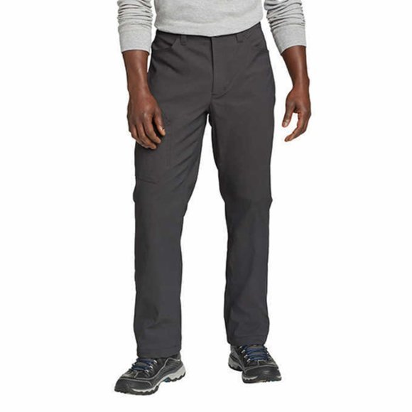Eddie Bauer Men's Fleece Lined Pant Gray - Picture 2 of 5